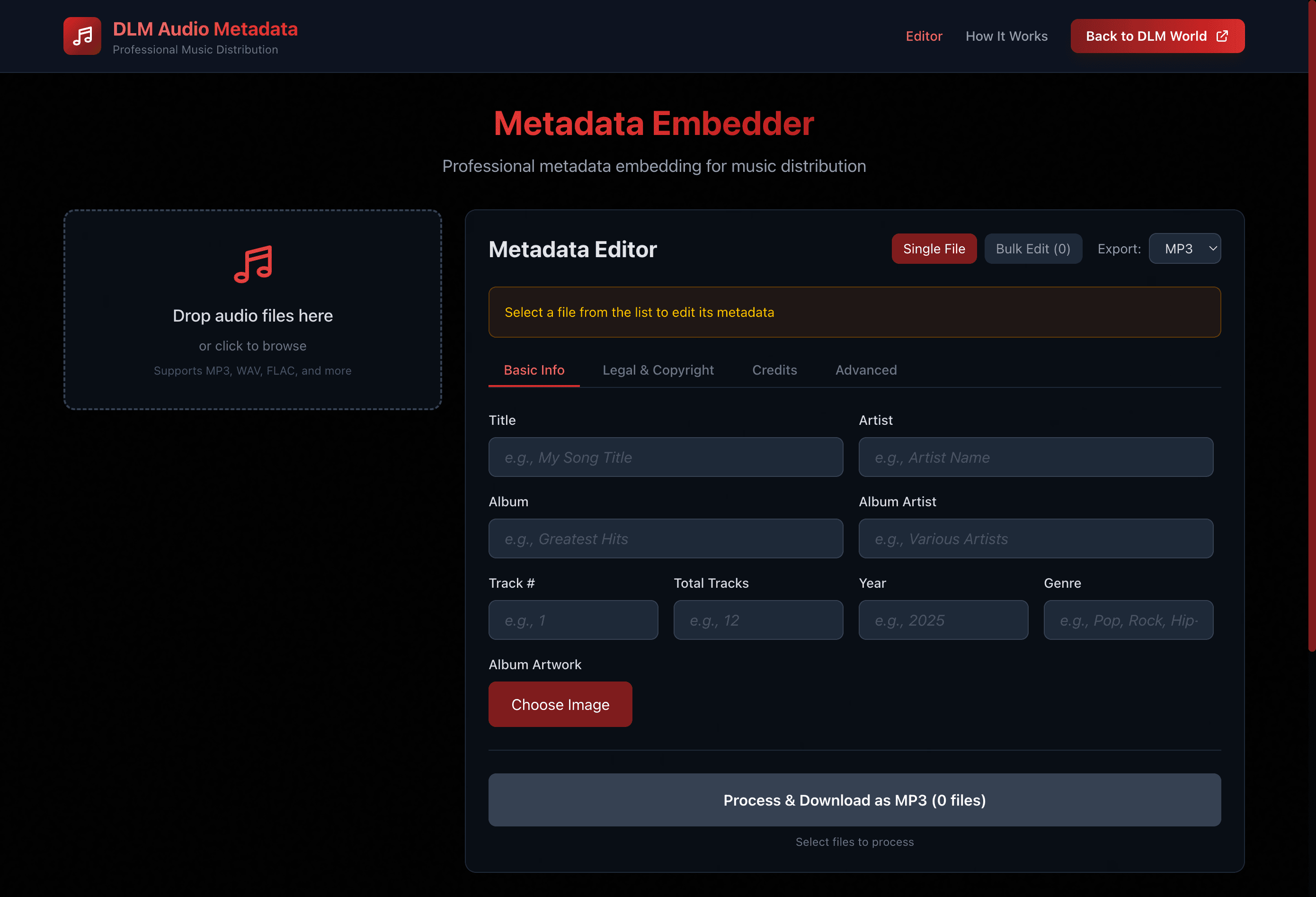 Audio Metadata Embedder